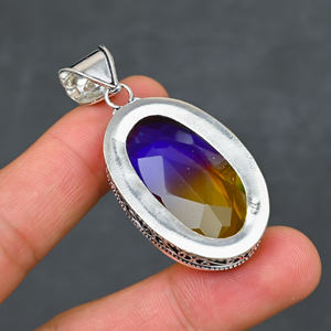 925 <b>Silver</b> Luxury Statement Necklace Other <b>Chain</b> 22g 925 Purity India - Product Image 3