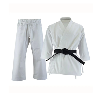 Combinaison de karaté confortable pour la compétition et l'entraînement, en polyester/coton respirant et durable, unisexe adulte, à vendre. - Product Image 5