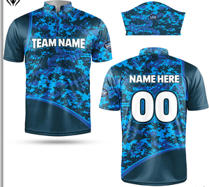High Quality Breathable 3D Sublimation <b>Baseball</b> Jersey Sportswear Customized Quarter-Zip T-Shirt Wholesale - Product Image 5