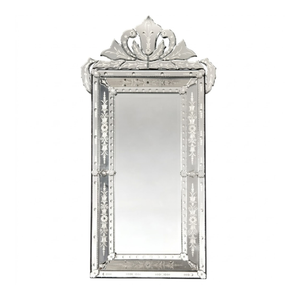 Miroir mural baroque vénitien de luxe |   Miroir décoratif antique pour salon, hall d'hôtel et design d'intérieur classique - Product Image 1