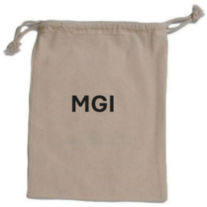 Custom Eco-Friendly 100% Organic Muslin Cotton Pouch Medium White Calico <b>Canvas</b> <b>Drawstring</b> <b>Bag</b> Washable Reusable Logo - Product Image 4