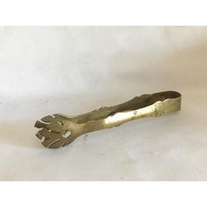 Pince à glace vintage en laiton, ustensile de service moderne, design griffe robuste pour glaçons et sucre, prix le plus bas - Product Image 1