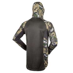 Sudadera con Capucha de Camuflaje para Caza, Camiseta Transpirable de Secado Rápido para Hombre con Máscara Integrada para Tiro con Arco y Deportes al Aire Libre - Product Image 4