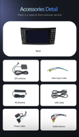 Autoradio multimédia GPS DSP Android 14 2 Din pour Mercedes Benz Classe E W211