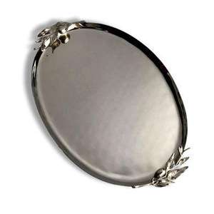 Bandeja Rectangular de Metal y Acero Inoxidable de Lujo para Servicio de Alimentos en Hoteles y Restaurantes, Bandeja Reciclable para Uso Doméstico - Product Image 3