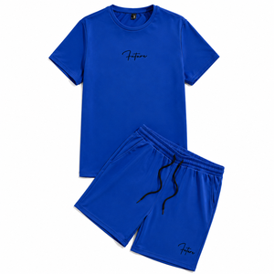 Conjunto de Ropa Urbana de Verano para Hombre OEM ODM, Camiseta Holgada y Pantalones Cortos, Conjunto de Dos Piezas, Conjunto Informal para Hombre en Oferta - Product Image 2