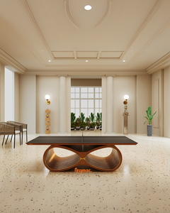 Mesa de Tenis de Mesa Infinity, Mesa de Ping Pong Moderna de Lujo, Base de Madera de Diseño, Mesa de Juego Interior Premium para el Hogar o Club - Product Image 3