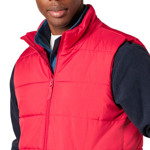 Men Sleeveless Puffer Vest Winter Warm Quilted Jacket Lightweight Body <b>Warmer</b> Outdoor Casual Wear OEM Custom Logo - Product Image 6