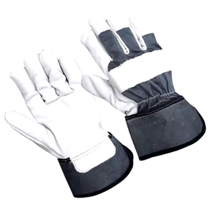 Guantes de Seguridad de Cuero Vacuno Granulado, Antivibración y Antiestáticos, para Protección de Manos en la Industria, Construcción y Jardinería, en Oferta - Product Image 1