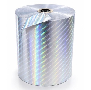 Rollo de Película Plástica Holográfica Arcoíris, Película BOPP Láser de Alto Brillo para Impresión de Etiquetas, Laminación y Decoración de Empaques Flexibles - Product Image 2