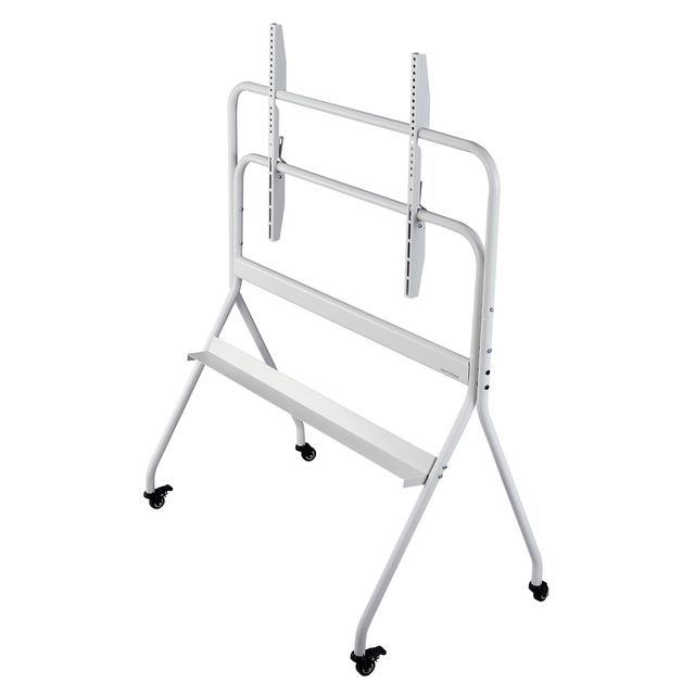 Mobile TV Cart Rolling Stand for 35-100 Inch LED/LCD/OLED Flat/Curved TVs Portable 19\" Monitor Stand with Wheels