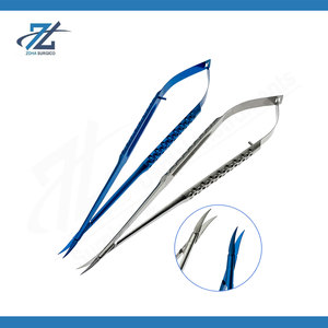 Ciseaux microchirurgicaux Mueller 12 cm, instrument de dissection chirurgicale de précision, acier inoxydable, outil opératoire réutilisable, fabriqué au Pakistan - Product Image 2