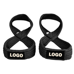 Attelle de poignet en coton noir Rhino Fitness avec surpiqûres rouges, fermeture auto-agrippante pour la main droite, idéale pour la musculation, les sports et l'extérieur, pour adulte - Product Image 3