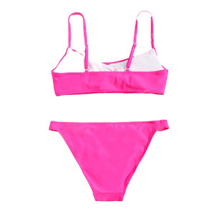 Solid Trader Pure Cotton Blend Soft Breathable Fabric Skin Friendly Material Classic Design Elegant Summer Outfit Women <b>Bikini</b> - Product Image 3