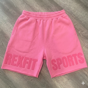 Shorts de sport Rexfit personnalisés avec logo, respirants, pour entraînement en salle, en tissu premium, shorts de basketball pour hommes, shorts athlétiques en mesh marron - Product Image 6