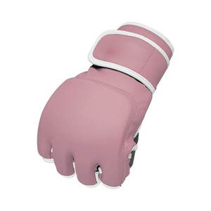 Gants de grappling MMA noirs à demi-doigts pour entraînement professionnel – Poignées en cuir, design personnalisable et qualité supérieure - Product Image 4