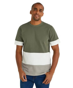 T-shirt décontracté à col rond pour homme, 100 % coton, manches courtes, grande taille, vierge, pour l'été, vente en gros, avec services OEM de qualité économique - Product Image 1