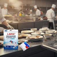 Lot économique de 25 capsules de détergent écologiques pour lave-vaisselle, fabricant OEM de capsules de détergent sous marque privée