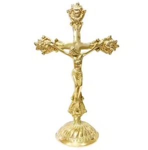 Metal <b>Silver</b> Jesus Figure Wall Hanging Tabletop Home Decor Living Room Indoor Use Traditional Design Handmade Christmas Easter - Product Image 2