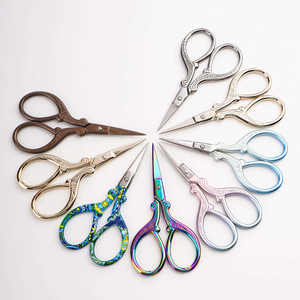 Tijeras de Bordado de Acero Inoxidable de 3.5 Pulgadas, Rectas, Finas, para Diestros, para Manualidades, en Todos los Colores, OEM, para Manicura - Product Image 4