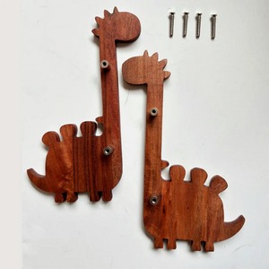 Wood <b>Kids</b> Drawer Handle Dinosaur Shape Cabinet Modern Style Dresser Pulls High Quality Decorative <b>Wooden</b> Furniture Handles - Product Image 4