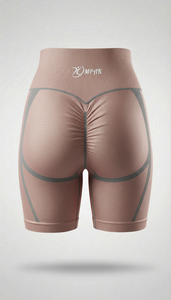 กางเกงขาสั้นออกกำลังกายระบายอากาศได้ดี กระชับสัดส่วน ยกกระชับสะโพก ไร้ตะเข็บ แรงบีบอัดสูง เหมาะสำหรับปั่นจักรยาน ฟิตเนส ออกกำลังกายสำหรับผู้หญิง - Product Image 5