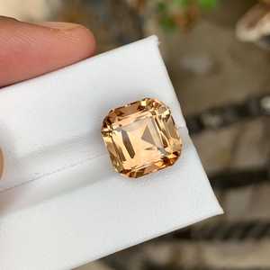 Topaze impériale naturelle, pierre précieuse facettée de qualité supérieure, pour la fabrication de bijoux - Product Image 2