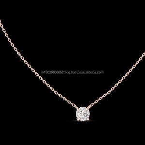 925 Sterling Silver Women's Necklaces with Lucky Pendants Fashionable Zircon <b>Jewelry</b> for Festive Wedding Gifting - Product Image 1