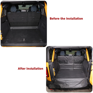 Housse de siège de <span class=keywords><strong>voiture</strong></span> pour <span class=keywords><strong>chien</strong></span> OEM, tapis de coffre imperméable pour animaux de compagnie avec rembourrage en éponge - Product Image 1