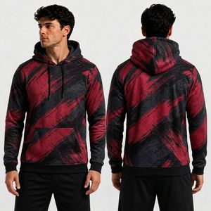 Sudadera con Capucha de Forro Polar Midnight Cosmos Galaxy, Tejido Térmico Denso, Transpirable, Calidad Premium, Sudadera para Exteriores para la Temporada de Frío - Product Image 2