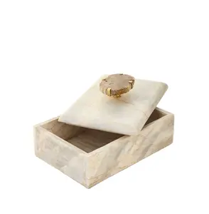 Уникальная мраморная коробка, самая требовательная привлекательная мраморная инкрустация, шкатулки для украшений, лучше всего подходит для подарков с крышкой