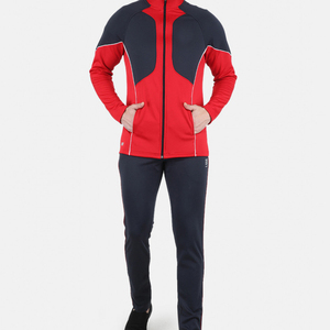 Wholesale Men Tracksuit Premium Full Zip <b>Jacket</b> Jogger Pants Custom Logo Athletic Training Sportswear OEM ODM Clothing Set - Product Image 1