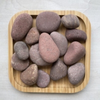 Galets de pierre naturelle Red River pour l'aménagement paysager extérieur écologique et la décoration de jardin