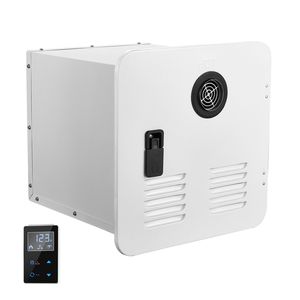 Scaldabagno Istantaneo per Camper con Comfort Ottimizzato, 65000 BTU, 15 x 15 Pollici, Porta Bianca, Doccia Istantanea e Telecomando - Product Image 1