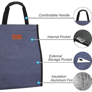 Portable <b>Lunch</b> Waterproof Insulated <b>Lunch</b> <b>Box</b> Bag Picnic Thermal Insulation <b>Lunch</b> Breast Milk Cooler Bag - Product Image 5