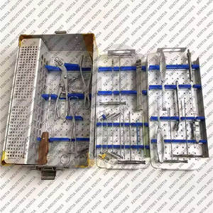 Juego de Instrumentos Quirúrgicos Ortopédicos Manuales de Acero Inoxidable en Oferta para Placas de Trauma y Fracturas Óseas - Product Image 1