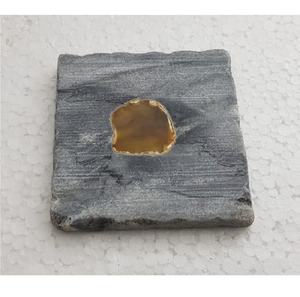 New Trend Marble& Agate Tea Cup Mats Pads At Wholesale Price For Use Home Hotel Restaurant Drink Coaster For Sale - Product Image 2