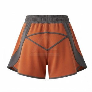 Pantalones Cortos Acampanados de Moda para Mujer con Abertura de Pierna Ancha, Cintura Elástica Completa, Tela Cómoda, Estilo Casual y Deportivo, Venta al por Mayor - Product Image 2