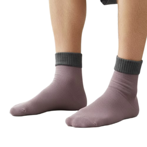 Chaussettes pour hommes, antibactériennes, antidérapantes, en spandex/polyester, fines, pour l'hiver, décontractées, pour un usage quotidien et sportif, 10 paires - Product Image 3