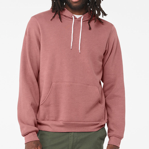 Sweat à capuche en polaire polyester/coton pour homme, impression graphique personnalisée, motif uni d'hiver, sérigraphie, coupe régulière - Product Image 5