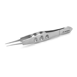 Instrumento Microquirúrgico con Certificación CE, Pinzas para Atar Suturas Oftálmicas Delicadas para Cirugía Ocular, Manual, 12 cm, Acero Inoxidable Médico - Product Image 5