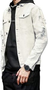 Veste en jean d'hiver pour homme de haute qualité, respirante et au design moderne avec logo personnalisé, col montant, positionnement avant - Prix abordable - Product Image 3