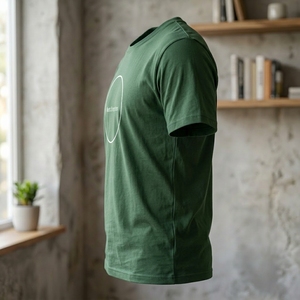 T-shirt unisexe personnalisé en coton 100% du fabricant, respirant, à séchage rapide, manches courtes, multi-tailles pour hommes et femmes, nouveau modèle - Product Image 3