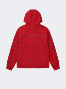 <b>Mens</b> <b>Red</b> Windbreaker Tracksuit Set Oversized Hooded Jacket and Cargo Jogger Pants Lightweight Streetwear Sportswear Outfit Water - Product Image 2