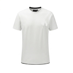 Conjunto de camiseta y pantalones cortos blancos para hombre Ekin Impex, cuello redondo, tejido transpirable, ropa informal de verano, marca privada, conjunto de pantalones cortos de verano - Product Image 3