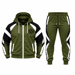 Conjunto Deportivo de Lujo para Hombre SUPERIOR INTERNATIONAL |   Chaqueta Deportiva Moderna y Pantalones Jogger |   Invierno 100% Poliéster - Product Image 1