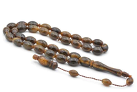Tasbih Artesanal Ecológico de Cuerno de Búfalo, Cuentas Naturales Hechas a Mano, Regalo Moderno para Meditación Espiritual, Oración o Boda