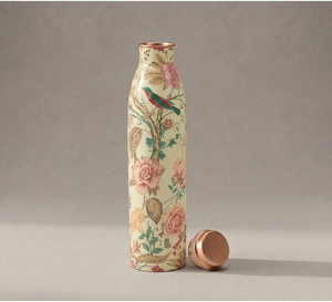 El Mejor Regalo para Diwali: Botella de Cobre Esmaltado Hecha a Mano con Acabado Brillante y Decorativo - Product Image 4