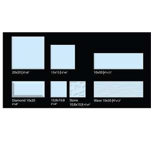 Blue tile New Design square Shape Decorative Ceramic <b>Wall</b> Tile 100x200mm Modern Trending Small Format Tile Factory Direct - Product Image 2