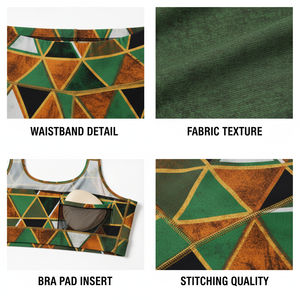 Conjuntos Deportivos de Moda al por Mayor, sin Mangas, Transpirables, Sólidos, de Cintura Alta, Leggings y Sujetador Deportivo para Gimnasio, Yoga y Entrenamiento - Product Image 6